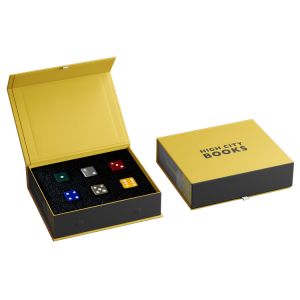 China Custom Logo Print Luxury Cardboard Dice Set Packaging Box on sale