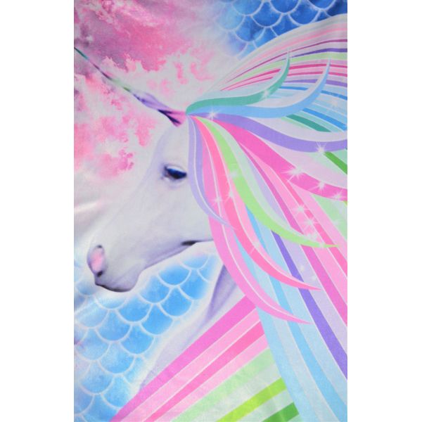 Colorful Unicorn Mermaid Tails for Swimming Princess Bikini Bathing Suit Children's Day for 3-12Y