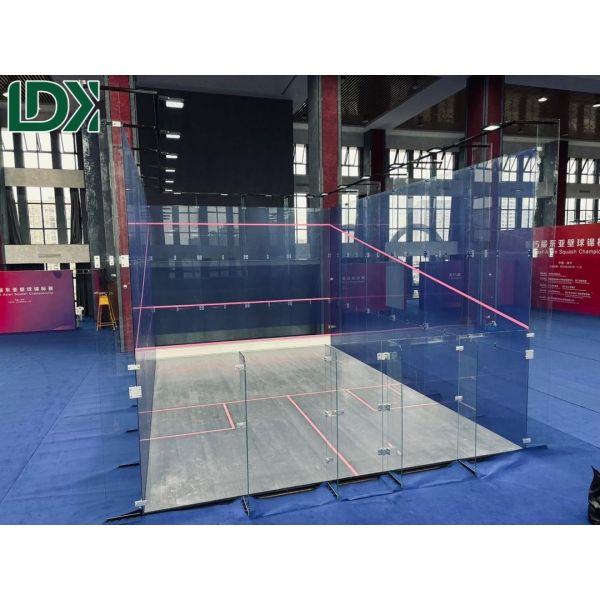 Aesthetics Sports Squash Court Full Glass Panoramic Sport Training Court