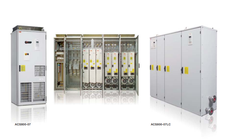 Pcont.max:90kW, Icont.max:166A ACS800-01-0100-3+P901 3 Phases ABB Frequency Inverter