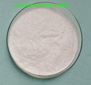 China C6H13NO2 Natural Food Additives L Leucine Powder Crystalline Powder on sale