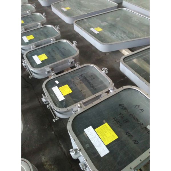 Fire Proof Steel Marine Replacement Windows Ordinary Rectangular Opening Model