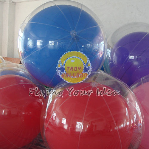 Transparent Inflatable Advertising Inflatable Helium Balloon for Entertainment