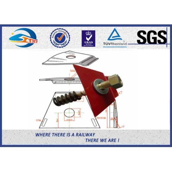 Fastening Industrial Clips Elastic Rail Clips Tension Spring Clamp