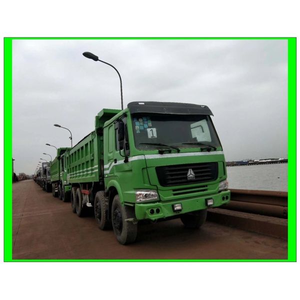 2015 made in china 6*4 10 Tires Sinotruck Howo tipper brakes service dump truck front axles high tensile strength steel