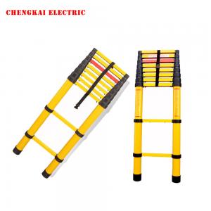 China China 2017  low price hot on sale 4m super light insulated telescopic ladder with top quality on sale