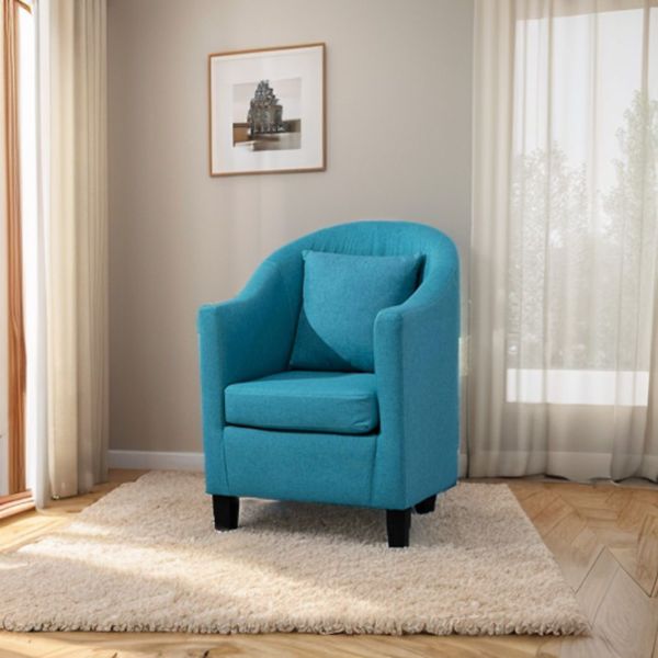 Wooden Frame Decoration Upholstered Sofa Chair for Coffee Shop and Hotel and Bedroom