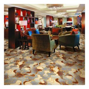China 80% Wool 20% Nylon Luxury Hospitality Carpet Cut Pile Axminster Carpet on sale