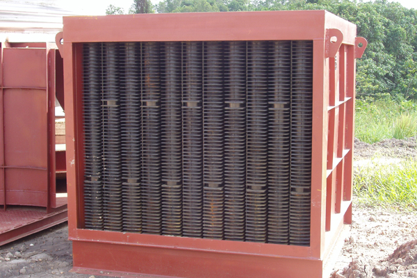 80 Ton Gas Boiler Spare Parts , Tubular Steam Air Preheater For Boiler