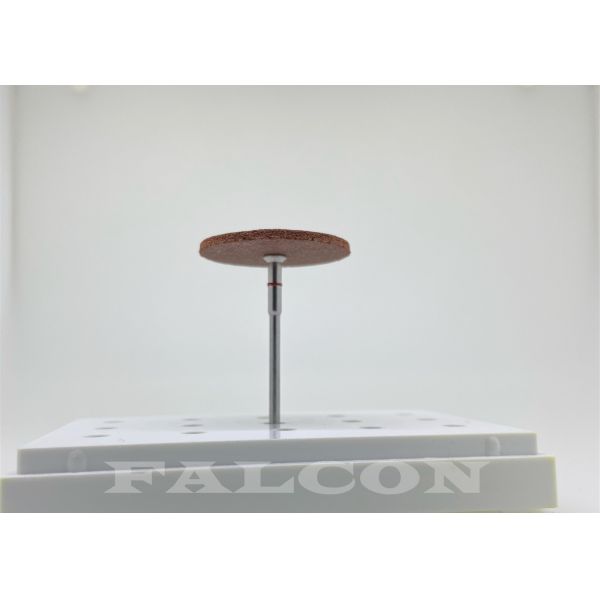 Brown Metal Cutting Wheel 32mm Dia 2.2mm Thick Dental Aluminium Oxide Cutting Disc