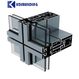 Skyscraper Glass Expose Frame Aluminum Curtain Wall, Structure Glass Curtain