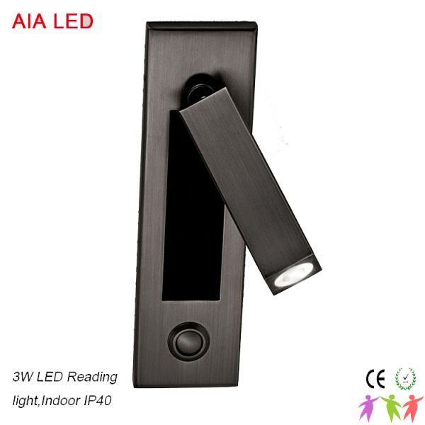 30degree Rotate modern bedside LED wall light/led reading lamp headboard wall light for bedrooms