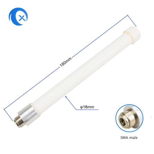 5G 5.8G 5dBi Waterproof Fiberglass Antenna With SMA Male Connector
