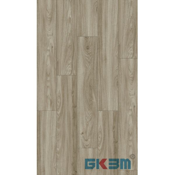 LS-W8013 Walnut Stain Resistance SPC Flooring Plank Anti Biosis Waterproof