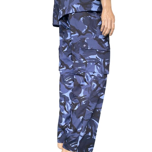 Blue Camouflage Military Army Uniform XS - 4XL Waterproof Tactical Uniform Set