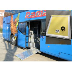 Cheap Electric / Manual Disabled Wheelchair Ramp With Aluminum Antislip Surface wholesale