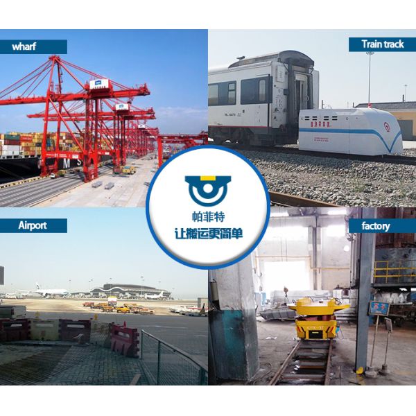 Battery Transfer Cart / Heavy Duty Handling Equipment With Warning Light