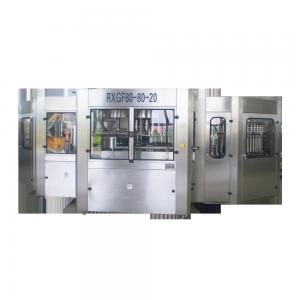 China 3L Mineral Bottled Water Filling Line Linear Type  Two Push Barrel Cylinders on sale