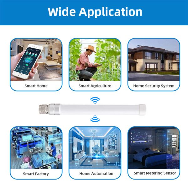 698MHz-960MHz 20W Fiberglass 4G LTE Outdoor Antenna External OMNI Directional