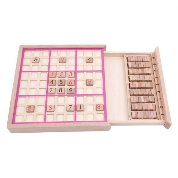 Children Sudoku Chess Beech International Checkers Folding Game Table