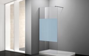 Cheap Anti Corrosion Rectangular Glass Shower Room Wet Room Glass Panel 900mm wholesale