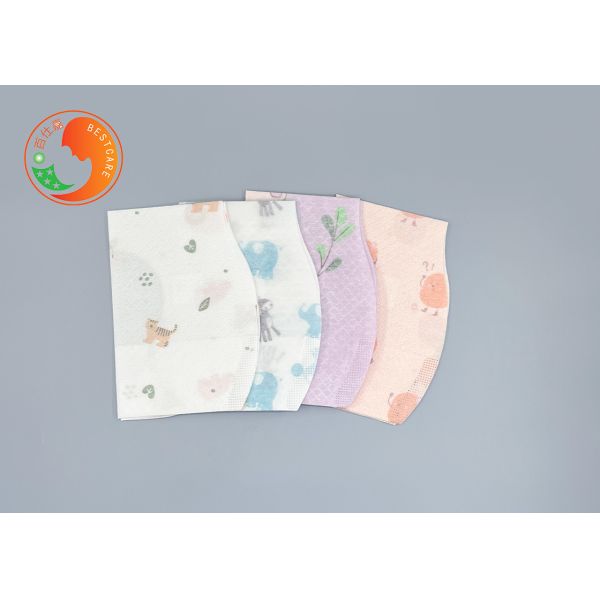 Eco Friendly Disposable Baby Bibs Customized Easy Clean Up For Unisex
