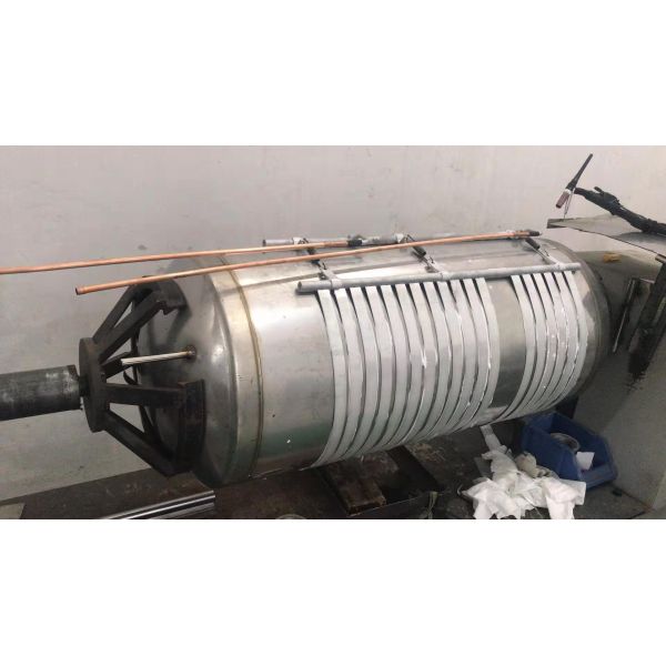 enamel water tank with outer coil