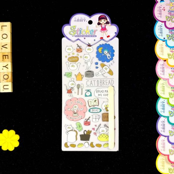 Non Woven Transfer Decal Stickers Sprinkle Gold Cold Transfer Sticker