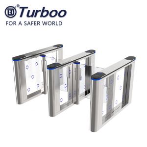 Cheap swing gate turnstile glass barrier optical turnstiles office turnstiles wholesale