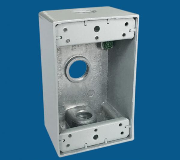 Quality 3 Outlet Holes Waterproof Electrical Box / Outdoor Electrical Outlet Box for sale