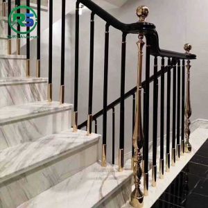 Cheap Peak Black Deck Aluminum Stair Railing Hand And Base 1200mm 1500mm 1800mm Height wholesale