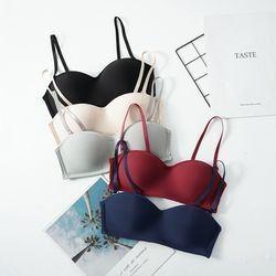 Cheap                  Hot Strapless Bra Wear Seamless Mould Sexy Girl Bra with Pad              wholesale
