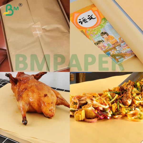 30g Light Brown Smooth MG Kraft Paper for Food Packaging