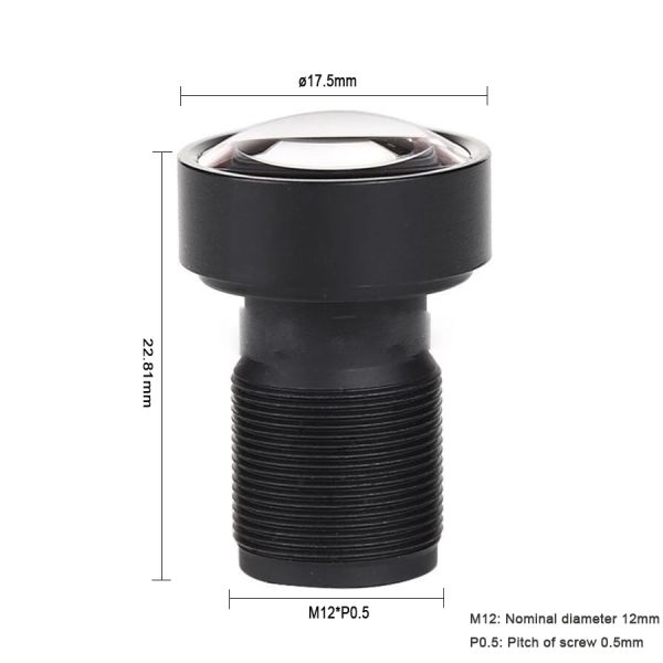 5MP IR 3.6mm lens1/2.5" CCTV MTV Board Lens CCTV Lens HD camera M12 Mount For 720P / HD 1080P IP Camera CCTV Camera 4K Lens 3.8mm Lens M12 16.0Megapixel 1/2.3" For Drones UAVS Racing Camera Quadcopter Sports Cameras Gopro Hero Xiaomi