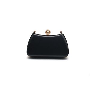 Cheap Elegant Imitation Pearl Clasp Irregular Shape Box Clutch Frame wholesale