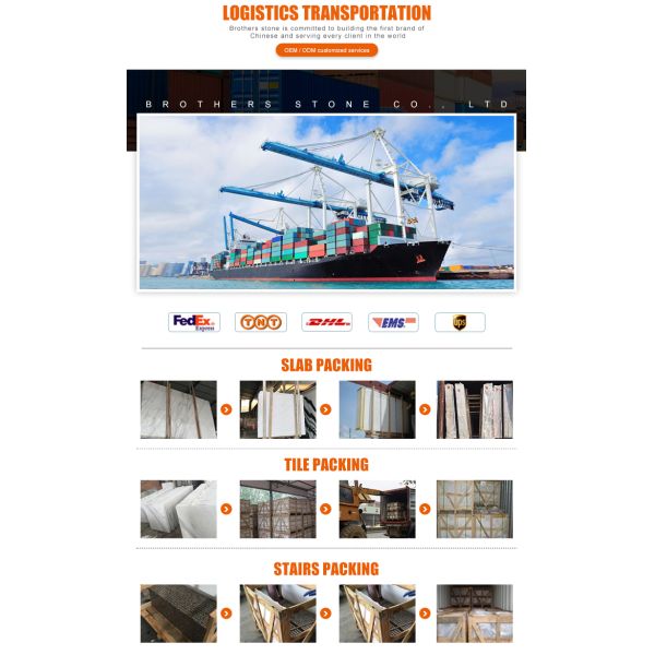 Grey Marble Stair Treads And Risers With Polished Finish For Interior Straight Stairs