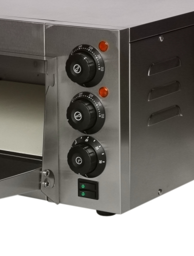 Stainless Steel Commercial Pizza Oven Electrical Stone Base Bakerstone Machine