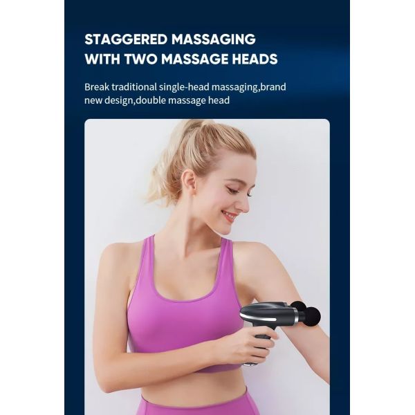 Muscle Massage Gun Deep Tissue Percussion Muscle Massager Gun for Athletes Pain Relief Therapy and Relaxation