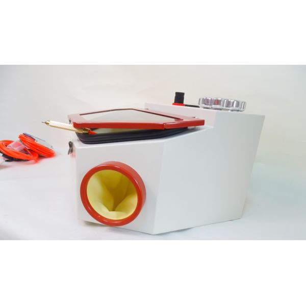 LED Light Dental Sandblaster Two Pen Dental Lab Equipment Dental Sandblasting Machine