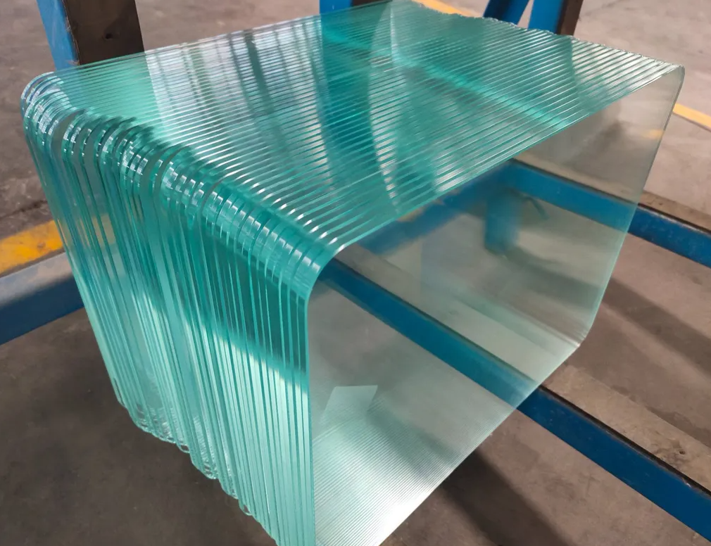 Float Tempered Toughened Glass Curved Glass Hot Bent Glass for Furniture Glass Railing Fence Table Top