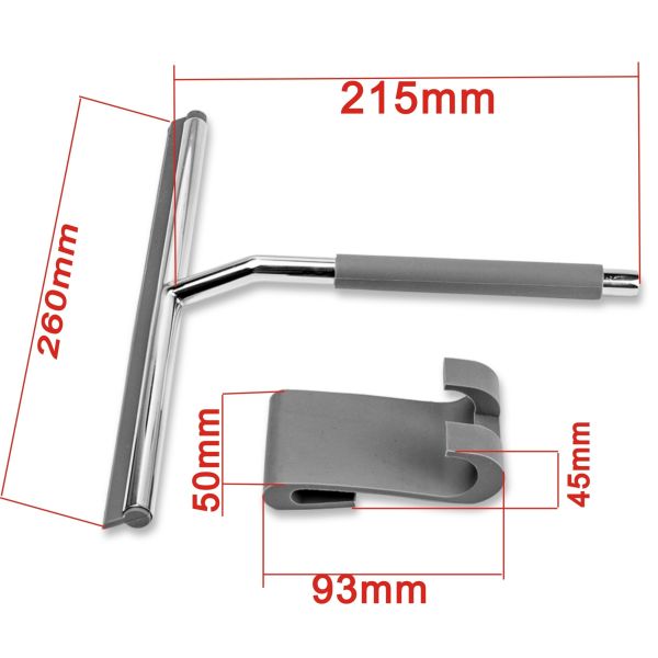 Small Stainless Steel Shower Glass Scraper