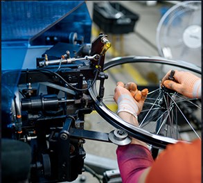 Lightweight Disc Brake Road Bicycle Wheelset 700c Tubeless Type 24H Spoke Hole