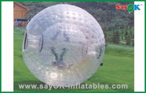 China Inflatable Party Games PVC / TPU Adults Human Hamster Ball Costco Transparent For Rental on sale