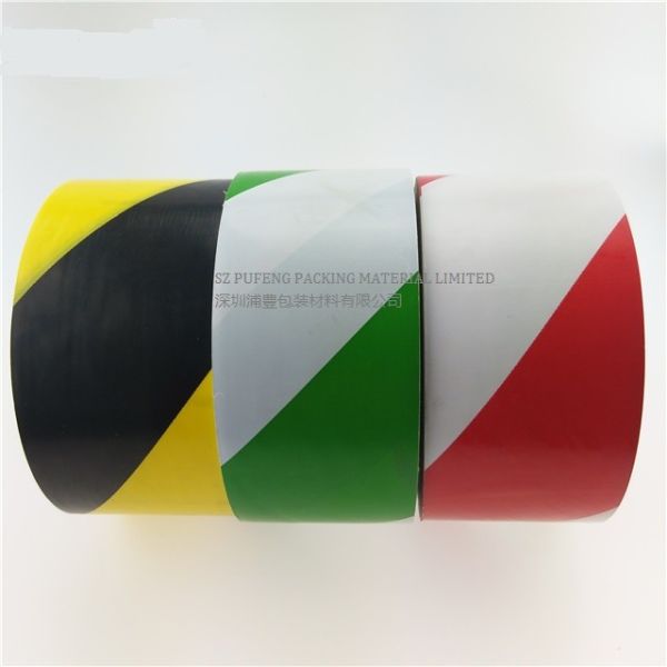 49'' PE Hazard Colored Marking Tape Pressure Sensitive Adhesive