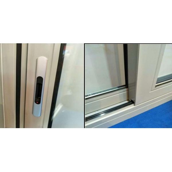 Latest design waterproof windows,powder coated aluminium sliding windows for luxury houses