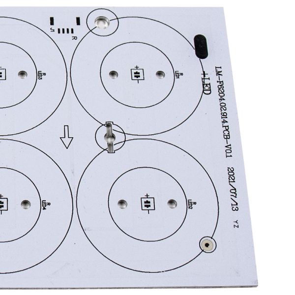 SMD 2835 2 Layers Double Sided PCB Board For LED Traffic Lighting