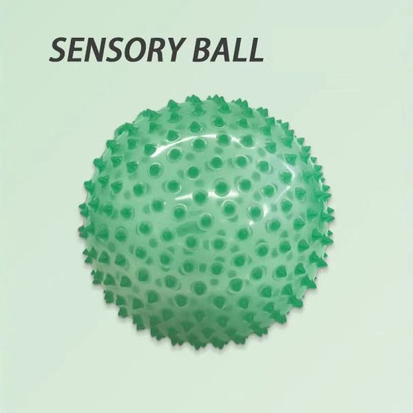 Unisex Large Value Spike Plastic Ball Customized LOGO Inflatable Sensory Ball for Babies