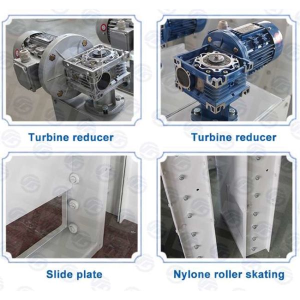 Feed Mill Machine Parts TZMD Series Electric Slide Gate For Farm Industry