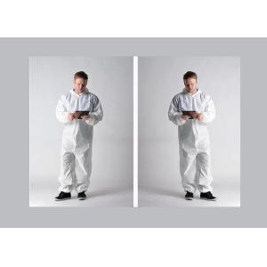 Light Weight Resistance 25 - 70gsm Full Body Disposable Protective Coverall