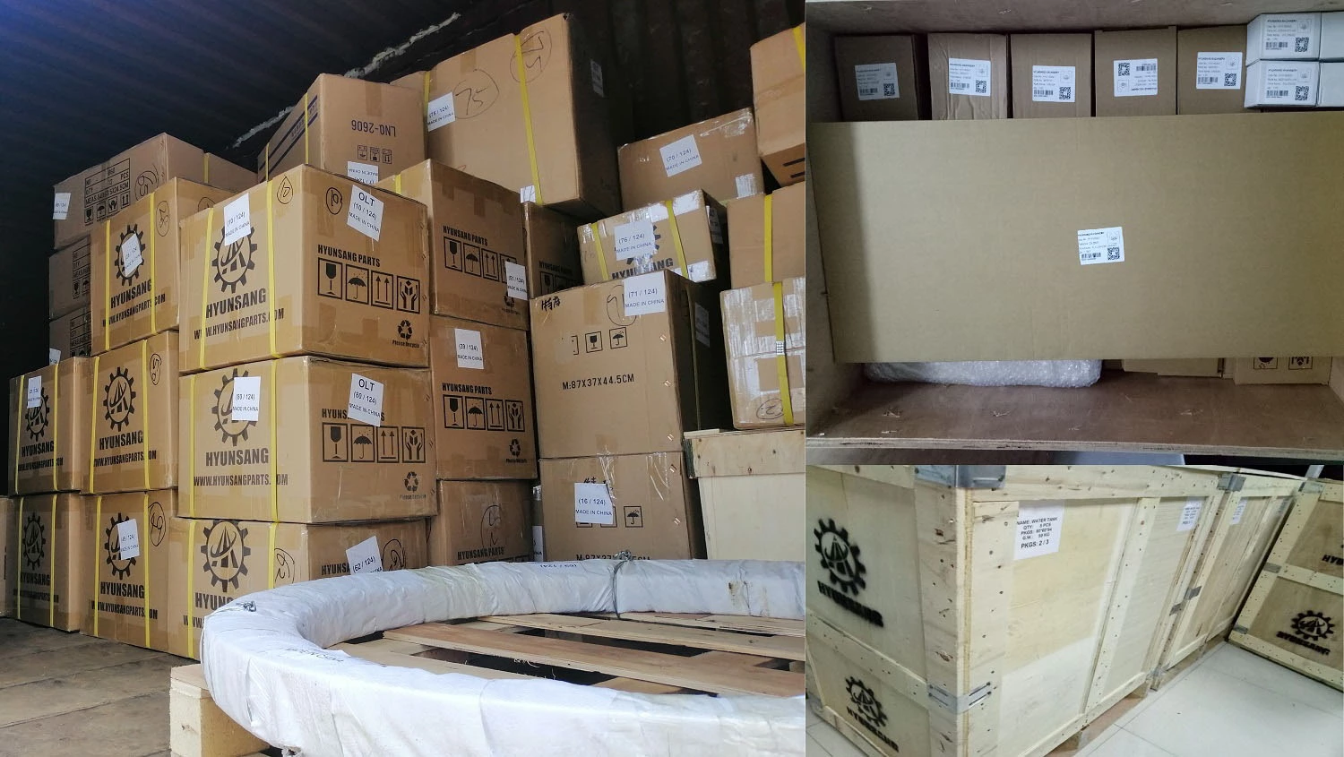 Hyunsang Hydraulic Parts Cylinder Block 11089200 1948281 14719538